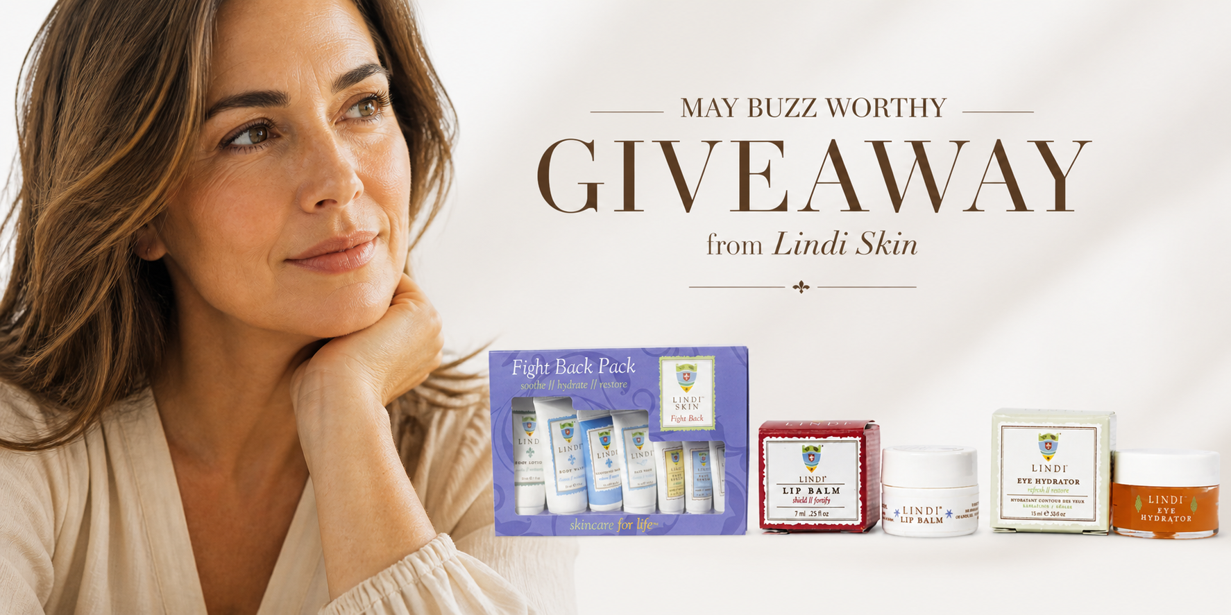 May Buzz Worthy Giveaway from Lindi Skin