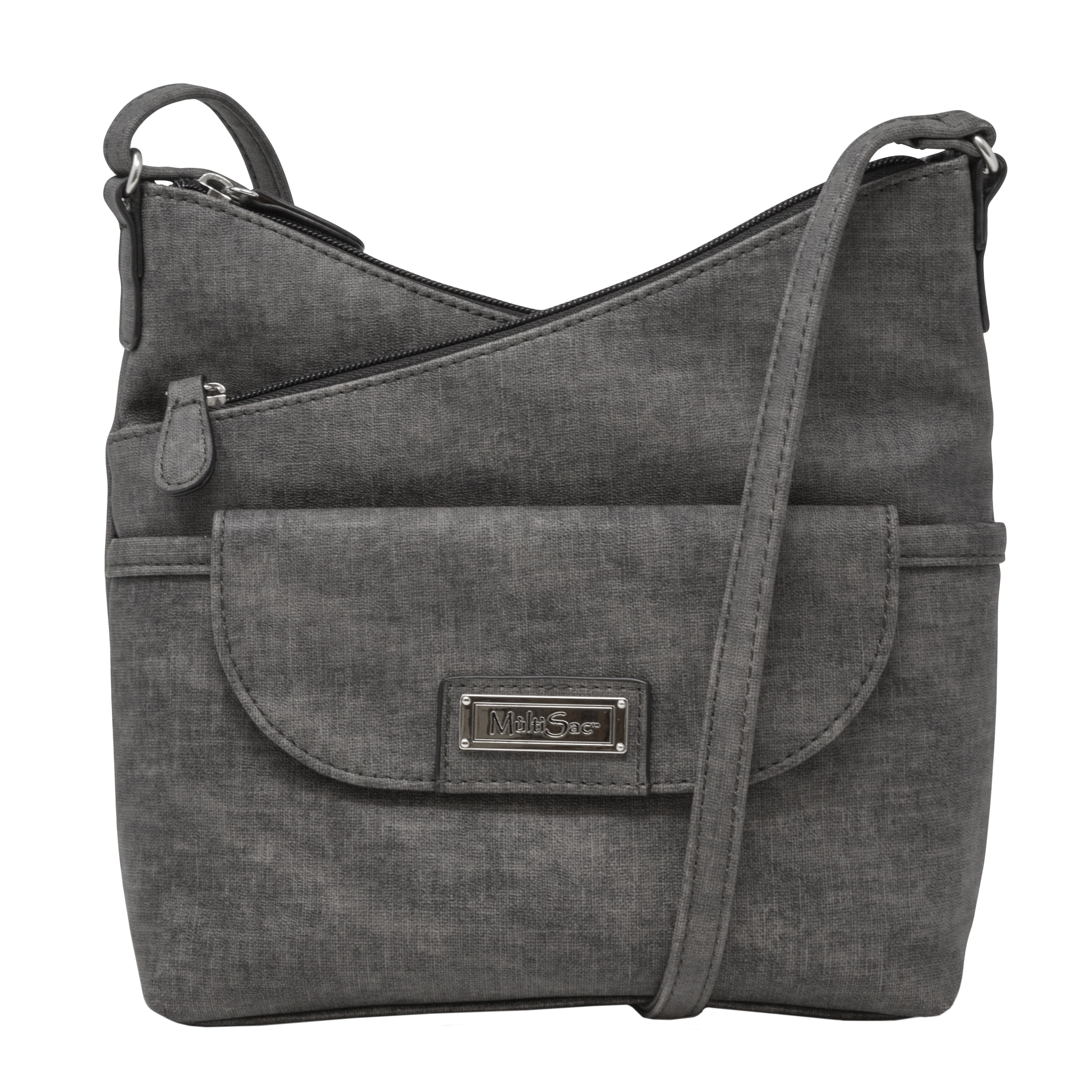 Mundi Vista crossbody bag in heirloom grey